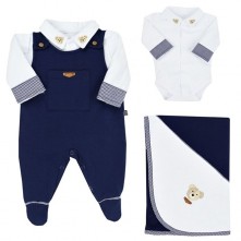 Kit Conjunto C/Manta Newborn Marine Cruises +3m Growup 